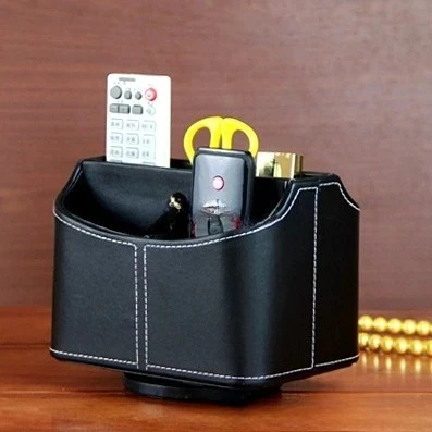 for Creative home table 360-degree rotating storage box, living room office desktop remote control storage box