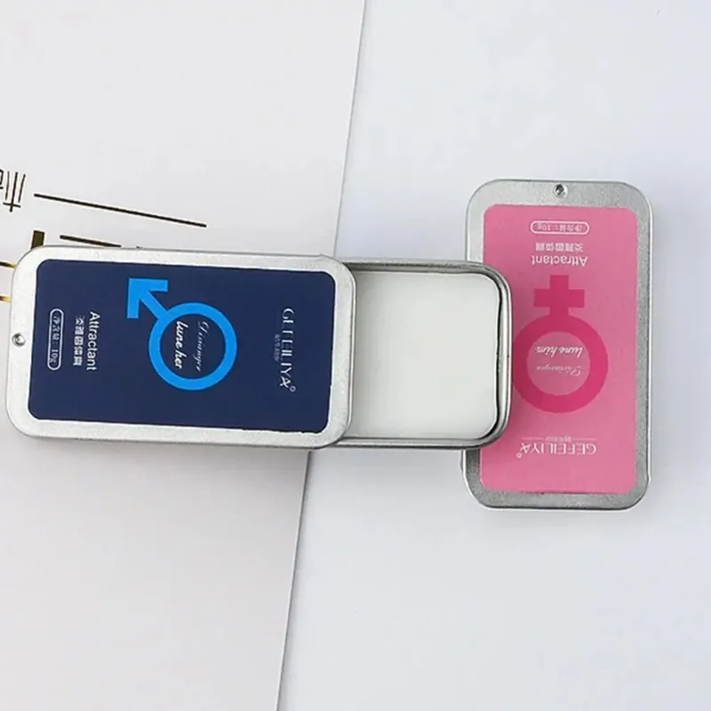 عطر فرمون بلسم عطر صلب للنساء والرجال جيب محمول عطر صلب يدوم طويلاً مزيل عرق 2 قطعة