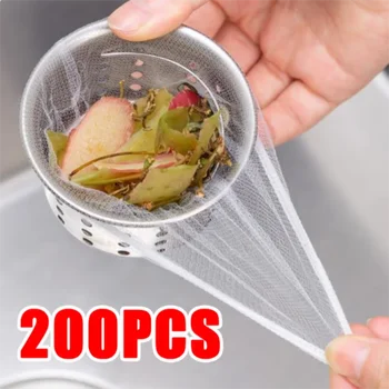 50-200Pcs Disposable Kitchen Sink Filter Sewer Drain Anti-bl...