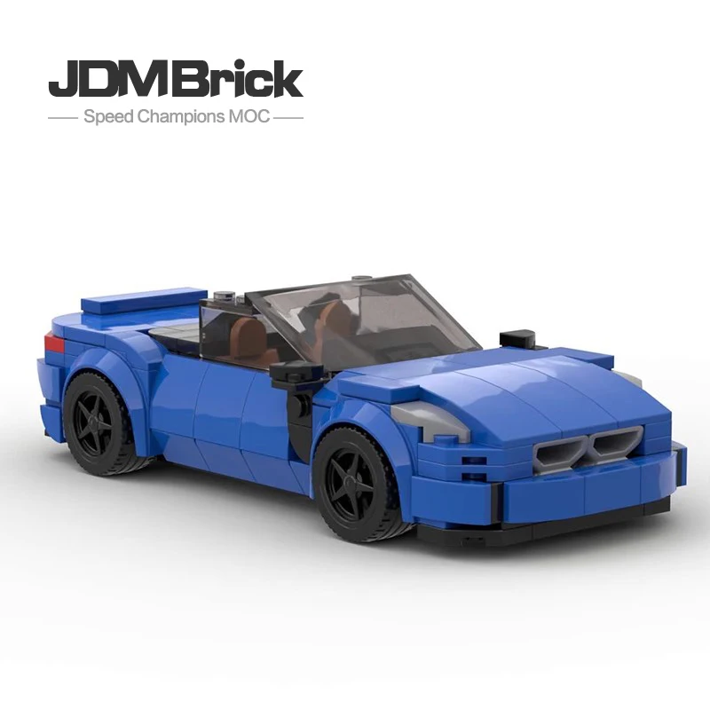 Creative building block MOC-82686 children's puzzle combination  small particle sports car brick toy speed convertible car model