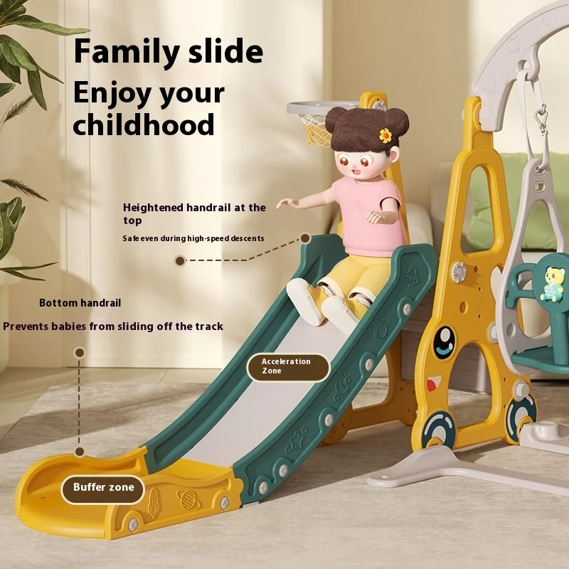 

Children's Indoor Slide Home Use Baby Slide Swing Combo Small Baby Toy Family Playground