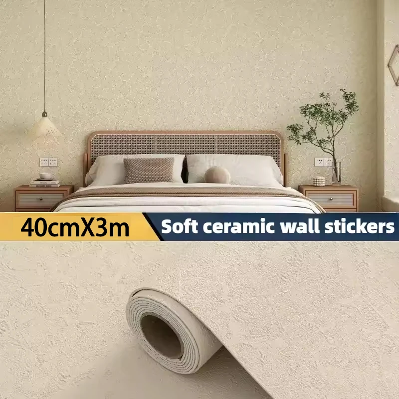 Realistic Stone-Textured Self-Adhesive Wallpaper Is Peelable Easy To Clean And Suitable For Living Room Wall Decoration.