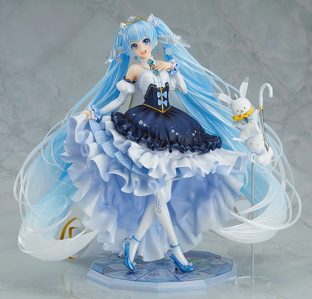 【JM】100% Original in Stock Good Smile Company Vocaloid Rabbit Yukine Snow Princess Ver. Collection Series 1/7 Model Toys