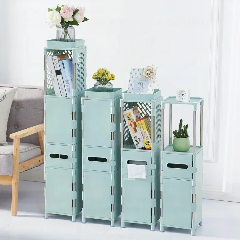 20cm Narrow Bathroom Cabinet, Floor Seam Storage Cabinet, Bathroom Side Cabinet, Tissue Paper