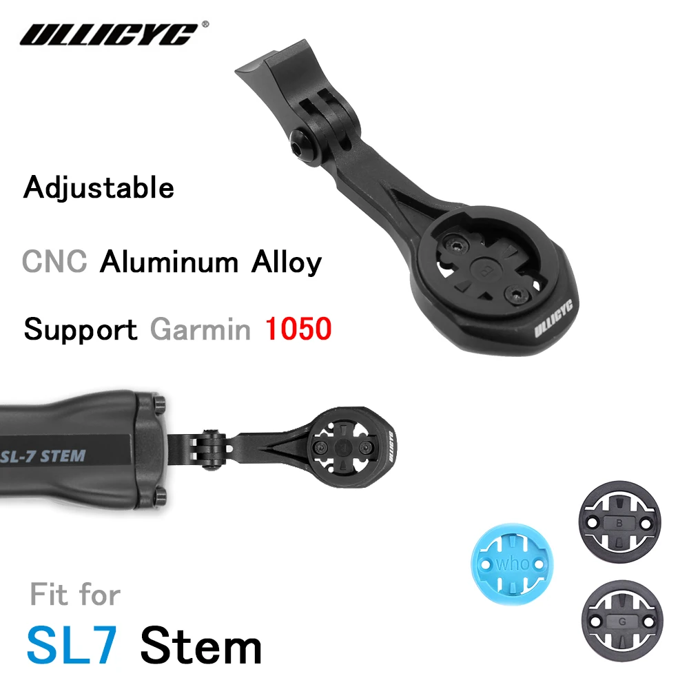 Fit for SL7 Stem,Ullicyc Aluminum Alloy Computer Mount,Compatible with Gopro/GPS/Garmin1050 Wahoo,Bicycle parts