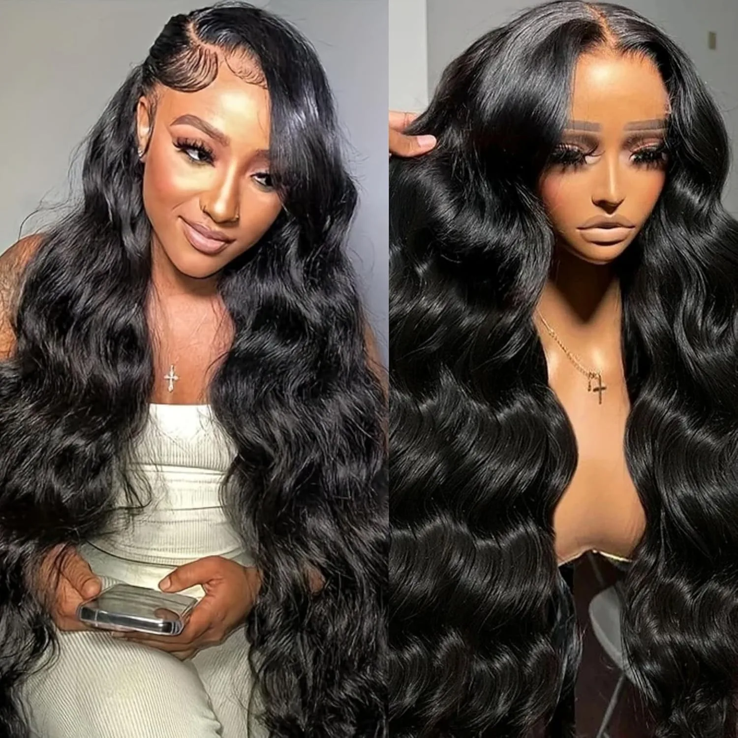 

Объемная волна 13x6 Hd Парик из натуральных волос на кружеве, предварительно выщипанный, плотность 200%, 30, 40 дюймов, 13x4, парик из натуральных волос на кружеве для женщин