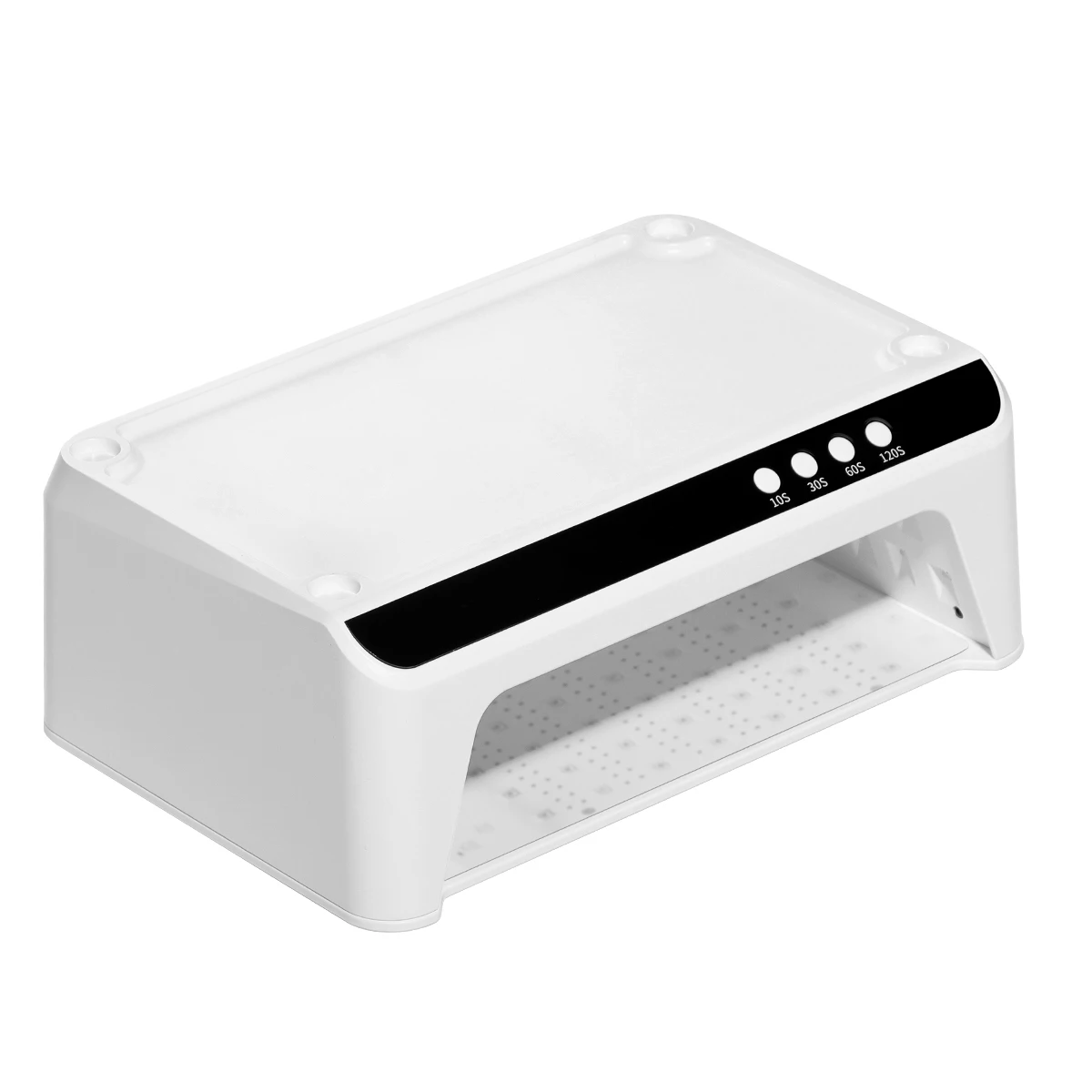 مصباح LED بالأشعة فوق البنفسجية للضغط على مجفف الأظافر سريع الجفاف مع وسادة يدوية، مصباح تجفيف الأظافر قابل للطي لعلاج جميع طلاء الأظافر الجل مجفف ضوء الأظافر مع 4 مؤقتات للاستخدام المنزلي أو الصالون