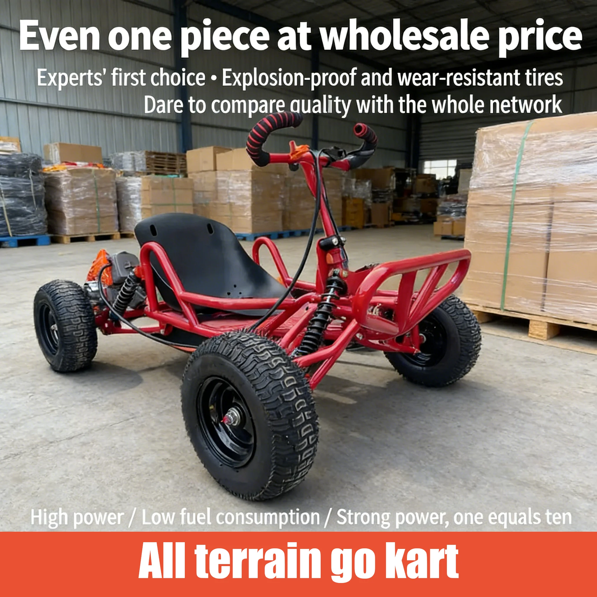 

Kids Electric Drift Go Kart 24V Rechargeable Battery Powered Kart with Adjustable Handlebar Anti-Collision DesignOutdoor ToyKart