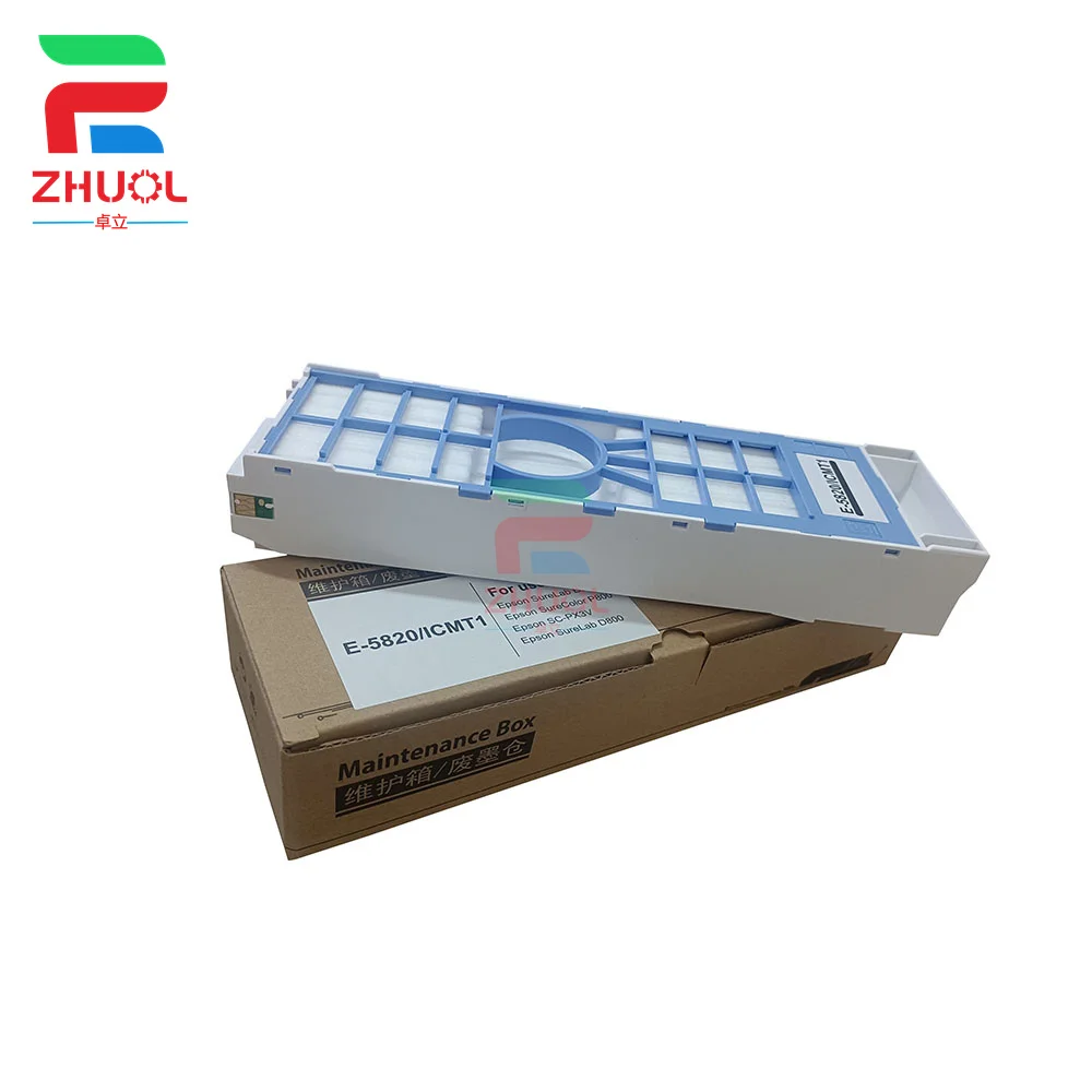 1X C13T 582000   Caja de mantenimiento del tanque de tinta residual T5820 para EPSON 3800 3880 3850 3885 3890 P800 P807 P808 D7 D700 D800 D860 D870