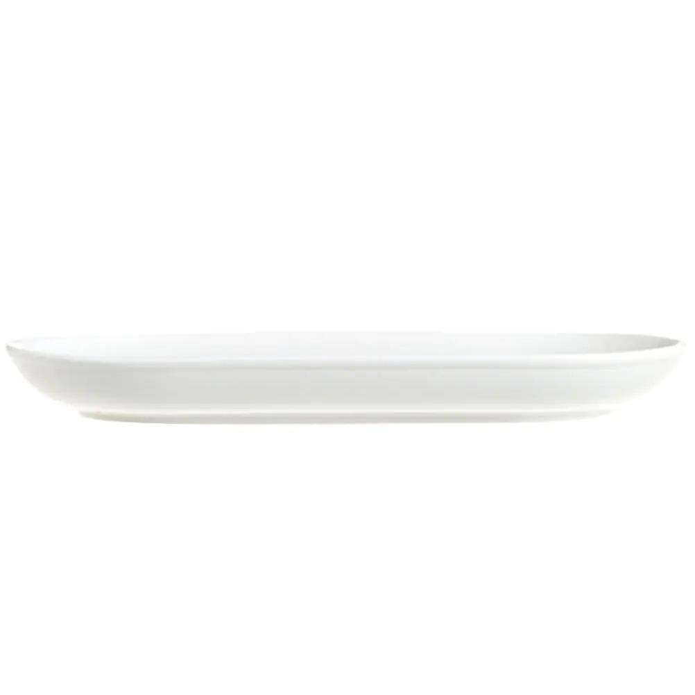 

Oval Ceramic Serving Plate Food Dish Nordic Style Household Snack Plate Food Tray for Buffet Parties and Family Reunions