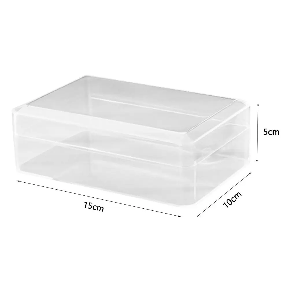 Thickened Rectangular Plastic Storage Box High Transparency Acrylic Food Gift Packaging Plant Landscaping Transparent Box