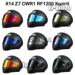 Viseira do capacete da motocicleta para Shoei, X14, X-14, Z7, Z-7, CWR-1, NXR, RF-1200, X-Spirit Model, Acessórios para bicicletas, peças