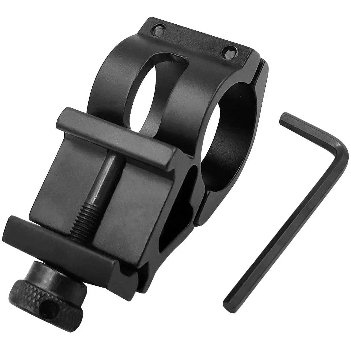 45도 25.4mm 오프셋 사이드 마운트 건 토치 손전등 홀더 스코프 마운트 20mm Picatinny 위버 레일 라이트 마운트 어댑터