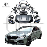 5 SERIES G30 G38 UPGRADE TO F90 M5 STYLE BODY KIT HIGH QUALITY BUMPER HEAD LIGHT REAR DIFFUSER HOOD FOR G30 G38 2018-2020
