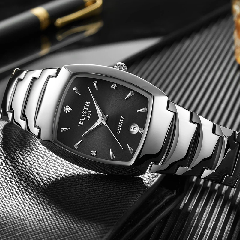 Luxury Couple Watch Waterproof Men's Watch Quartz Wristwatch Stainless Steel Lady Man's Wristwatch Business Watch Couple Watch