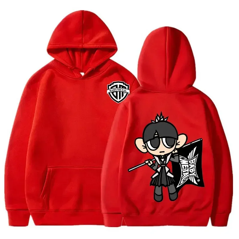 2024 BABYMETAL Japanese Heavy Metal Rock Band Autumn/Winter Hoodie Sweatshirt Men/women Long Sleeve Hoodie Street Harajuku Top