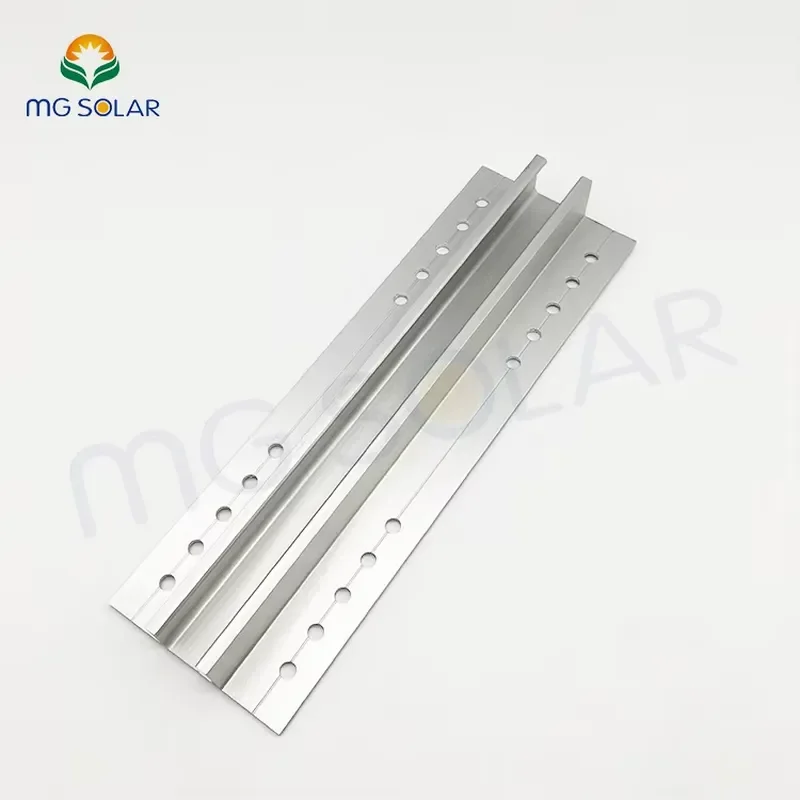 Hot Sale Universal Rail-less Solar Racking Aluminum Clamp Solar Mounting Standing Seam Metal Roof Clamp Solar Panel Mini Rail