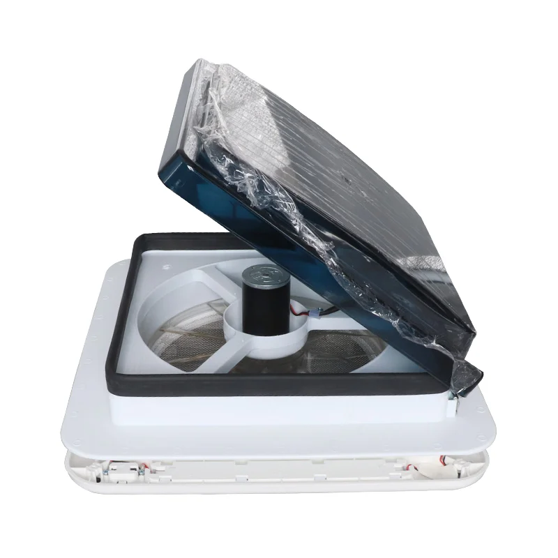 Rv Roof Vent Fan Trailer Camper Van Cargo air Vent 12v Volt 11inch Opening Airflow Recreational Vehicle