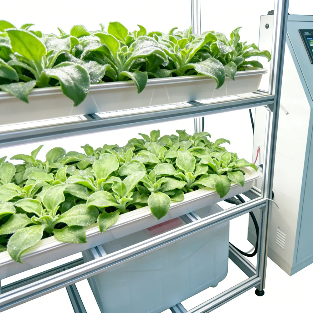 Balcony courtyard hydroponics multi-layer three-dimensional vegetable rectangular top floor planting box absorbent flower pot