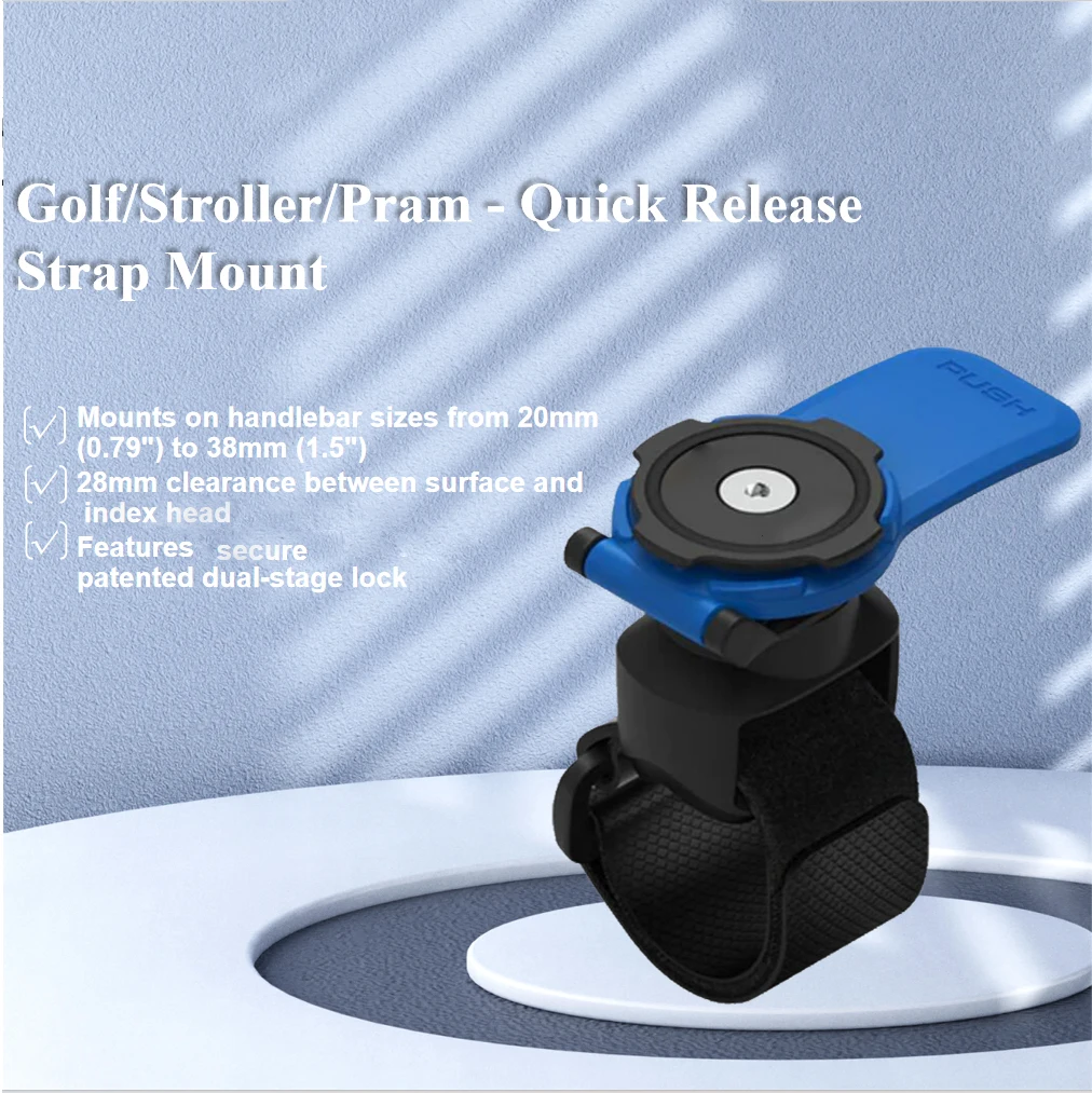 

Quick Release Strap Mount for Golf, Stroller, Pram