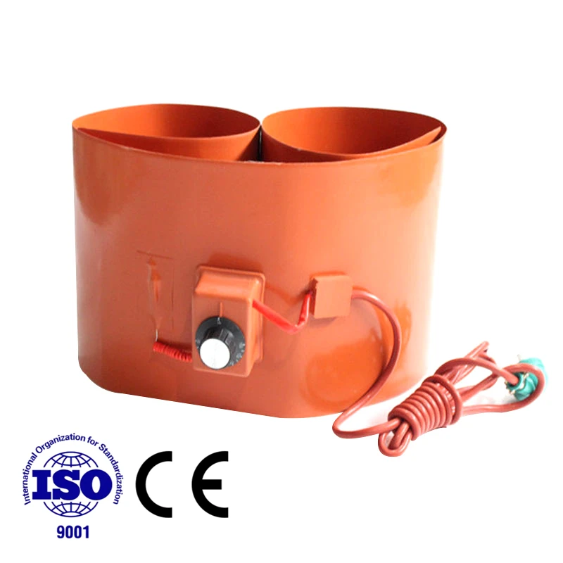 125*1740mm 1200W Silicone Band Drum Heater Blanket Oil Biodiesel Plastic Metal Barrel Gas Tank With Knob Temperature Controller