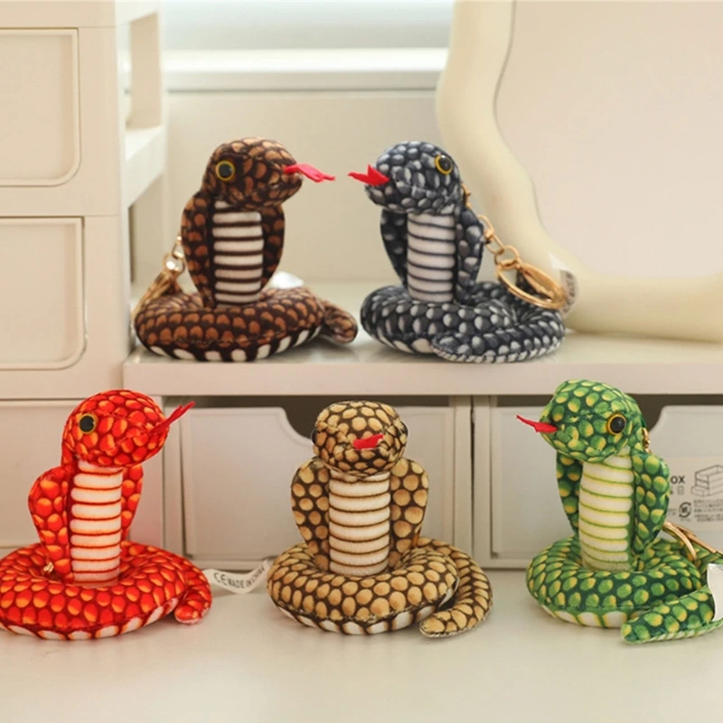 The Year of Snake Keychain Toy Kindergarten Gift Giveaway Teacher Student Award For Boys Girls Wallet Bag Accessories