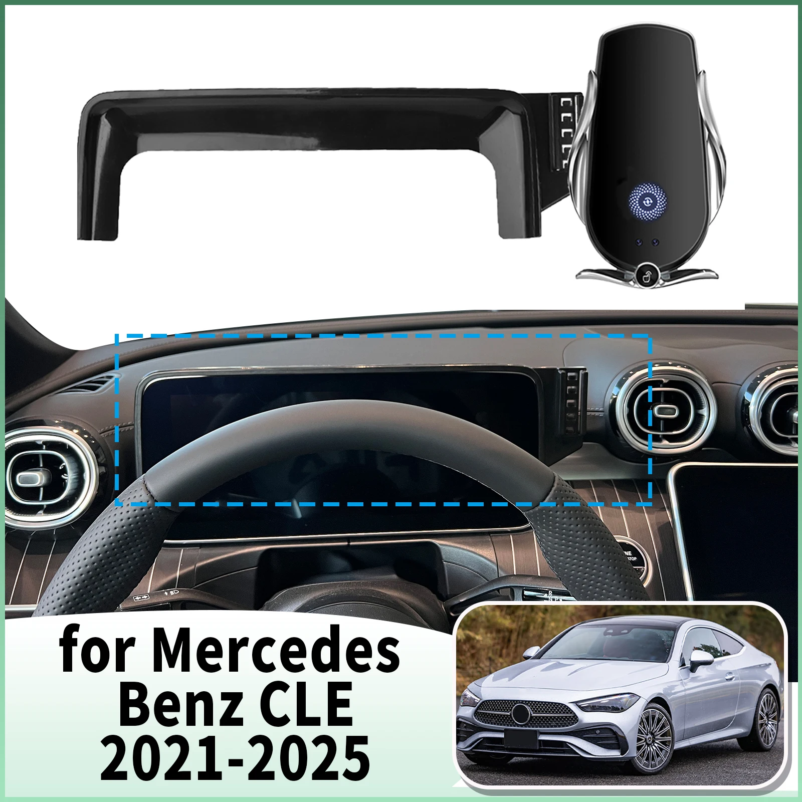 

fit for Mercedes Benz CLE 2021 2022-2025 Coupe Sport Specific Dashboard Navigation Phone Holder Mount Design Car​​ accessoires