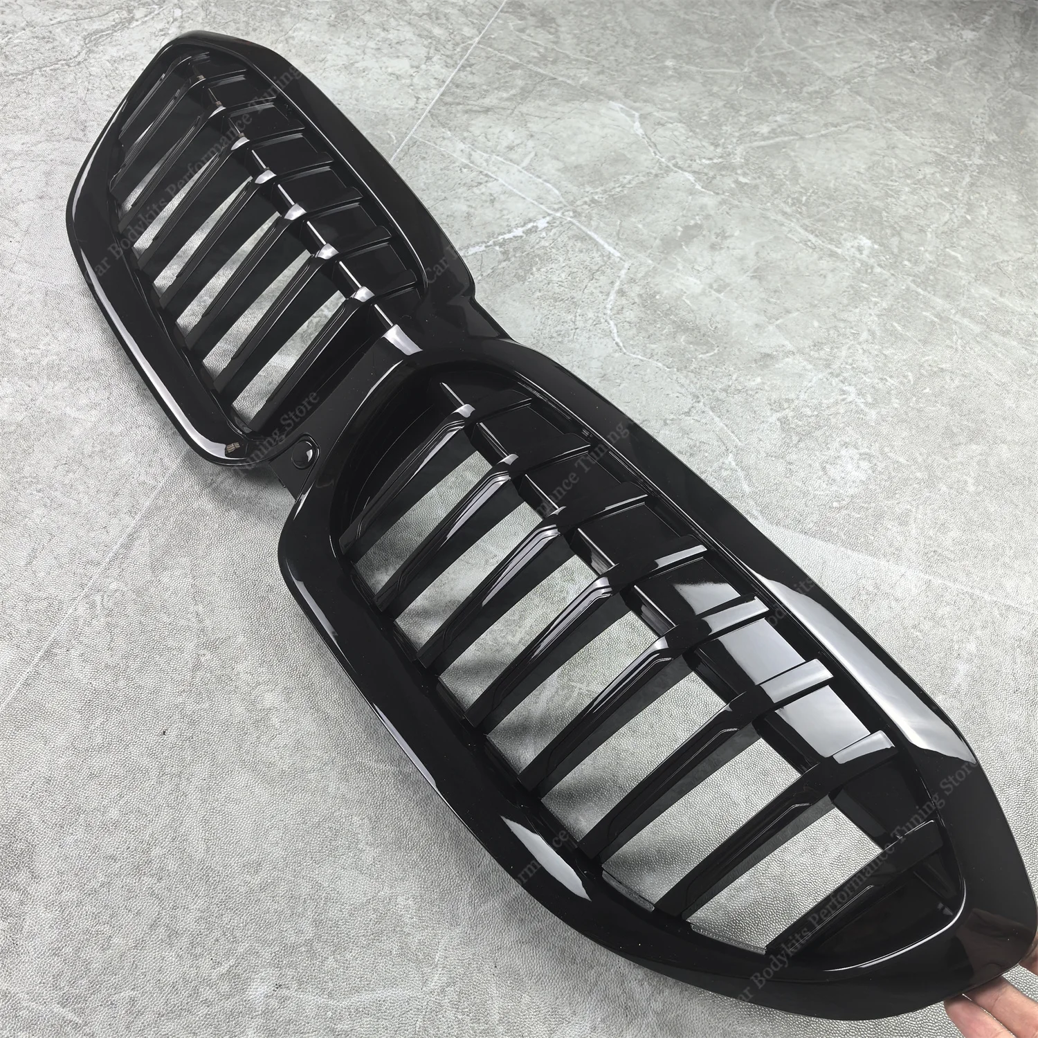 لمعان أسود M نمط المصد الأمامي بار مصبغة Bodykit لسيارات BMW G20 G21 320i 320d 330i 330e 330d M340i 2019-2022 ضبط ما قبل تجميل