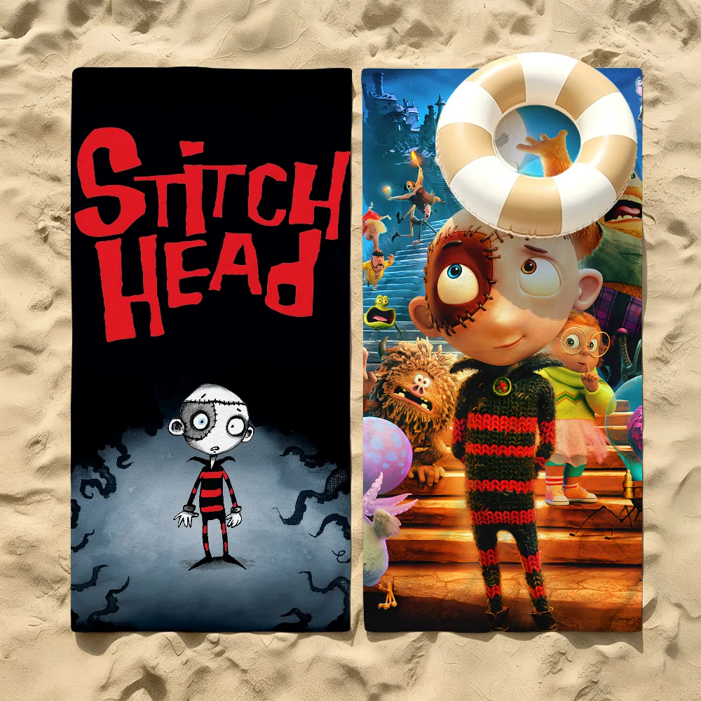 Toalla para la cabeza con diseño de Stitch para natación, yoga, gimnasio, secado rápido, suave y agradable para la piel, toallas de playa para todas las estaciones