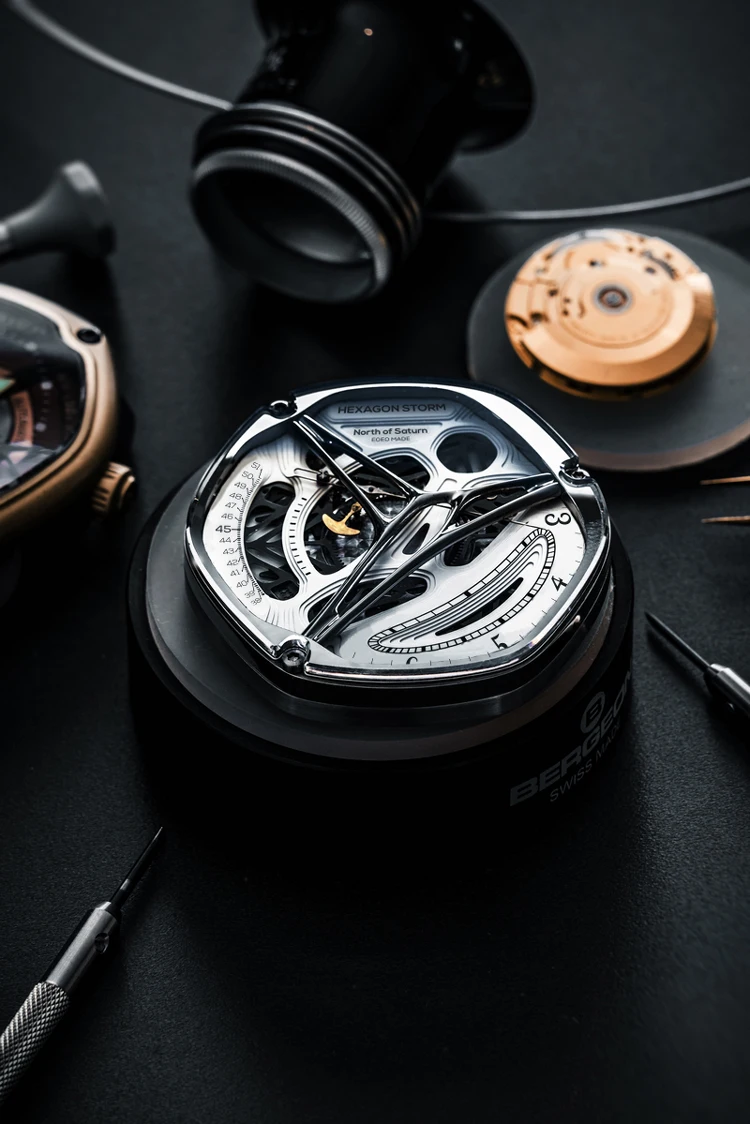 EOEO Luxury Brand Mens orologi in acciaio inossidabile moda orologio da polso da uomo Business Hong Kong movimento orologio meccanico impermeabile