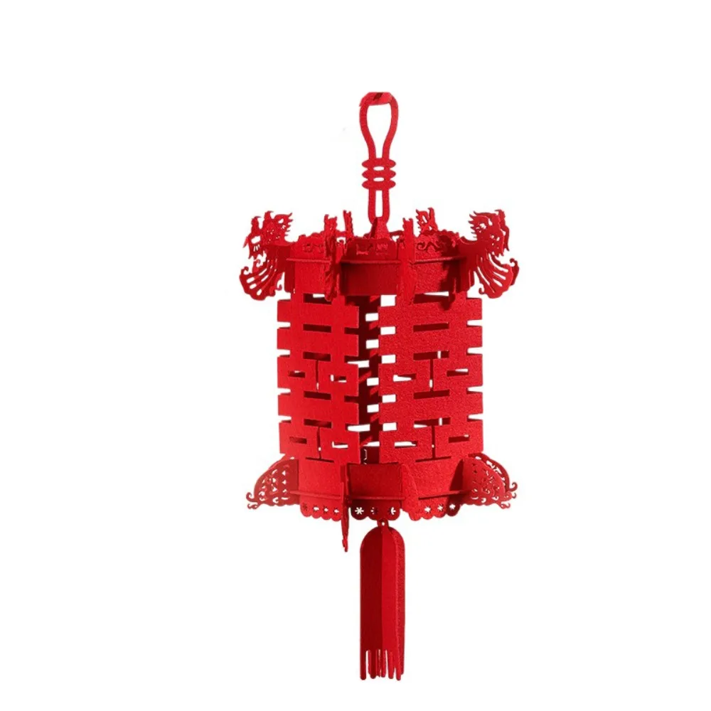 1/2/6pcs Foldable Flower Hanging Decoration Reusable Traditional Wedding Lantern Three Dimensional Creative