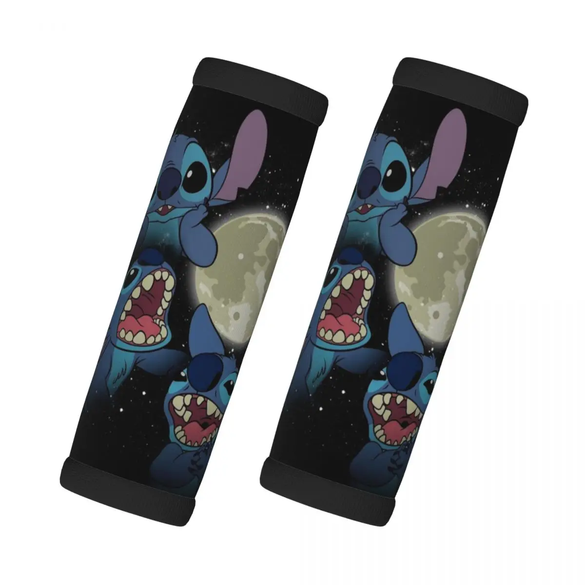 

Custom Stitch Manga Anime 2 Pcs Luggage Handle Wrap Soft Grip Handle Cover Comfortable Neoprene Suitcase Identifier Travel