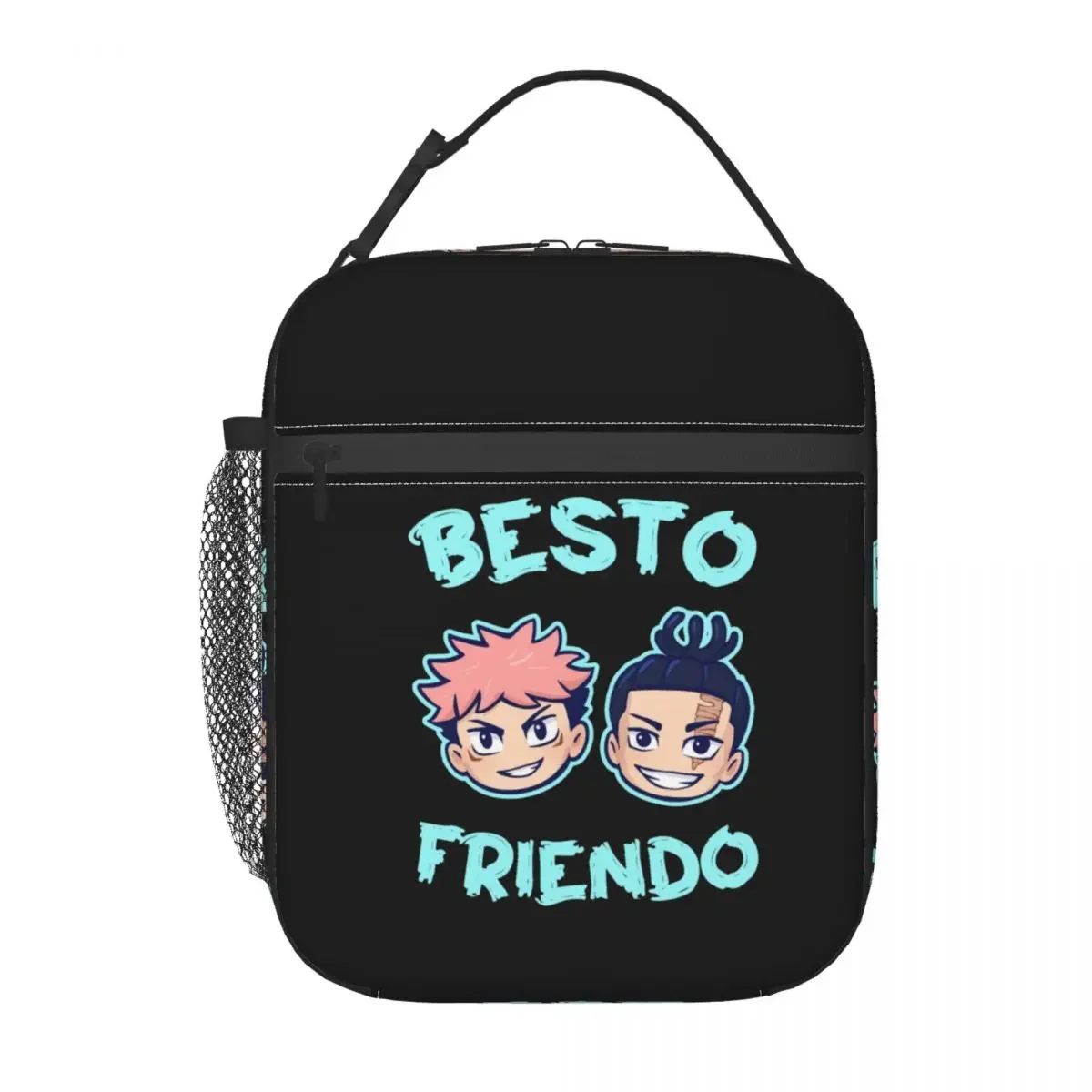 Custom Jujutsu Kaisen My Besto Friendo Todo Aoi Lunch Bag Men Women Cooler Thermal Insulated Lunch Box for Student School