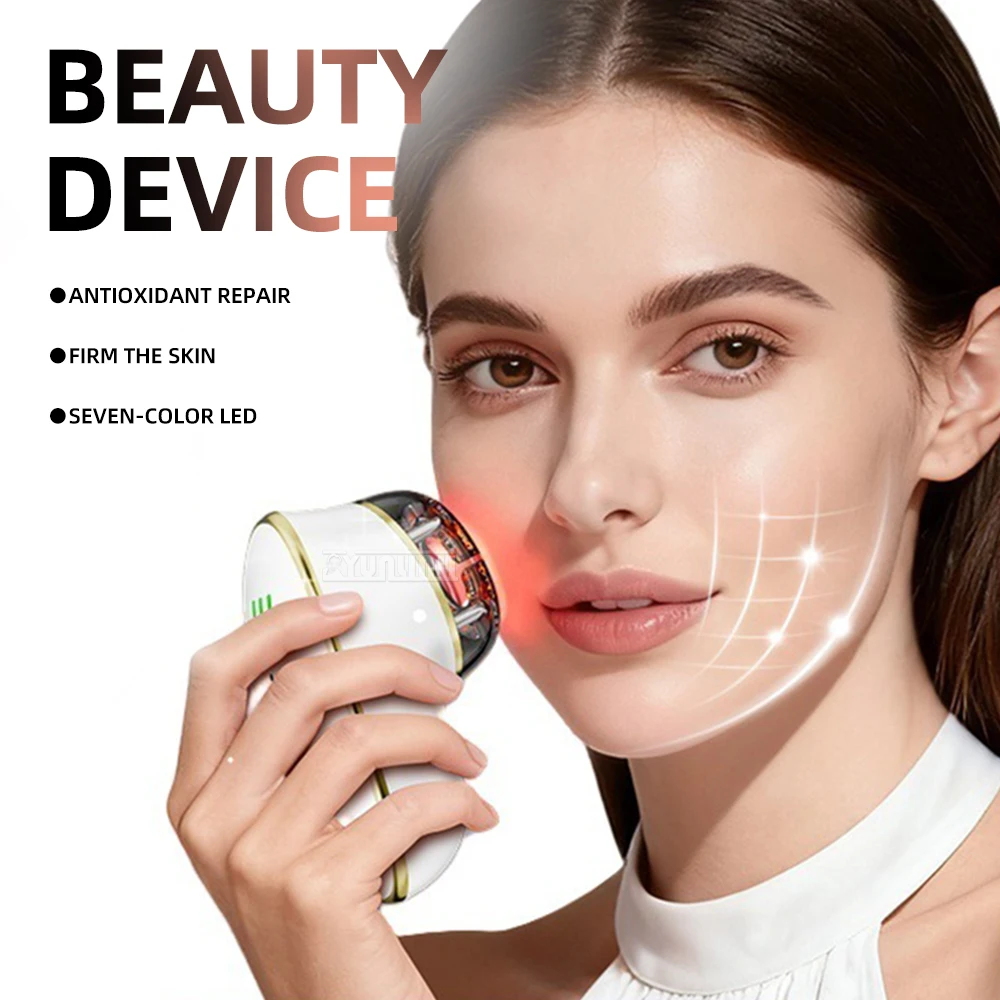 Variable Frequency Colored Light Micro-Current Introduction Massage Device for Relaxation And Skin Care