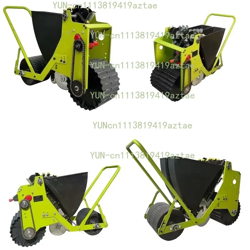2‑Row Hand‑Push Garlic Seeder Manual Drill Planter Agricultural Sowing Equipment For Garlic Planting Work