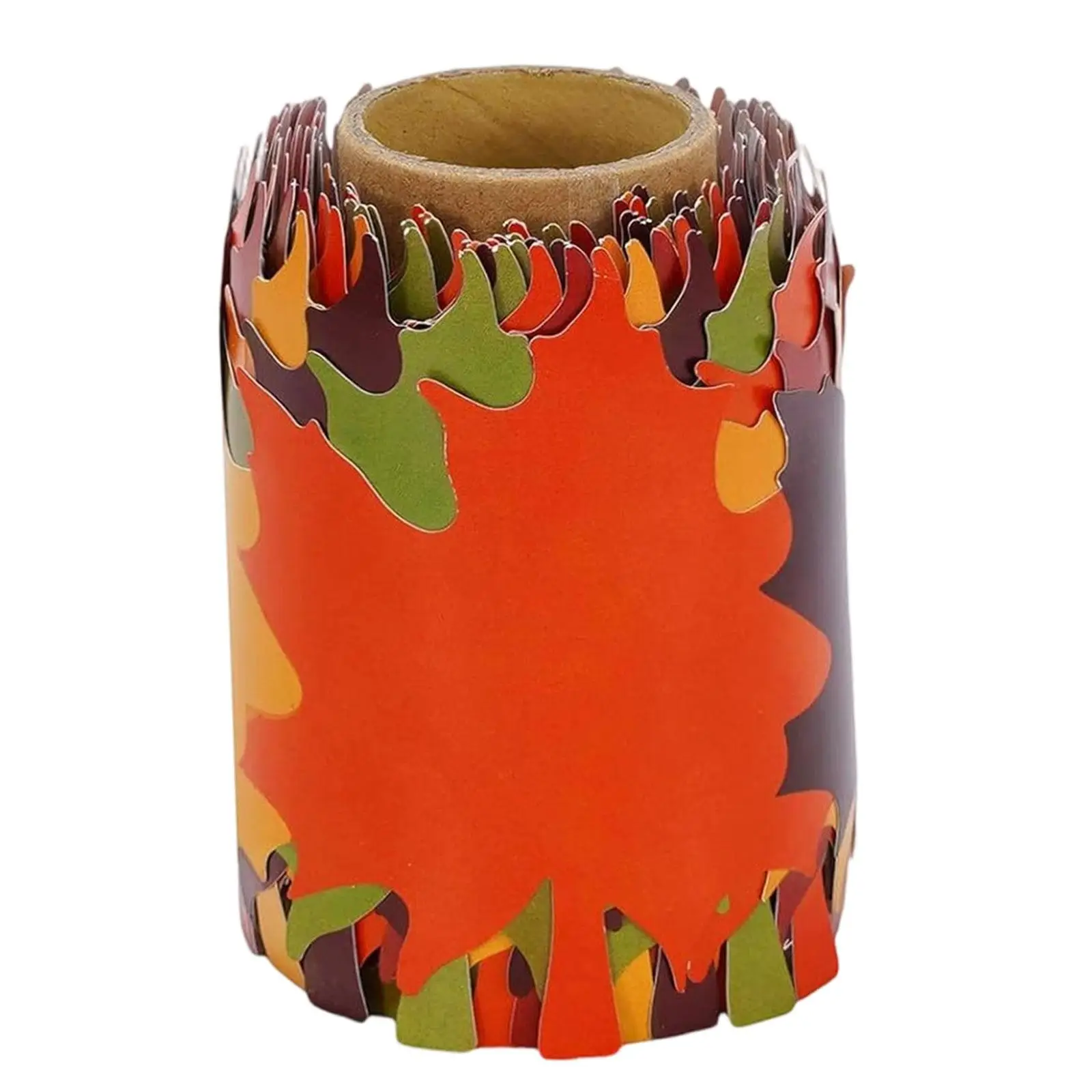 Bordure de feuille d'érable d'automne mignonne 1000cm, bordure d'automne pour Thanksgiving, garniture de bordure de feuilles d'automne pour tableau mural de retour à l'école