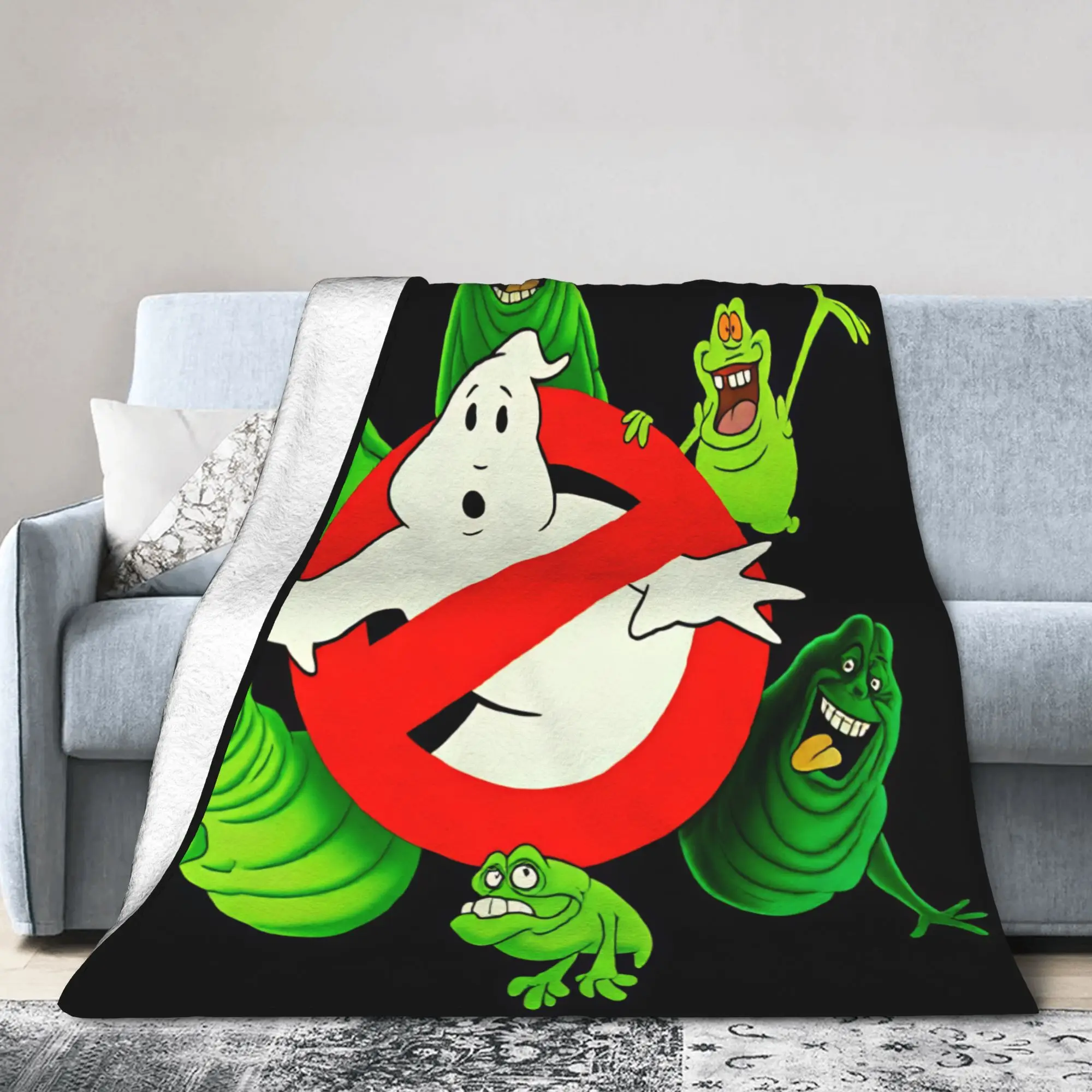 Soft Comfy Throw Blanket Travel G-Ghostbusters Blanket American Supernatural Film Flannel Bedspread For Chair Sofa Bed Cover