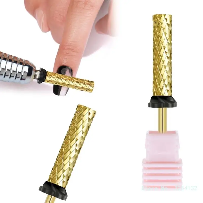 Broca de acero de carburo de tungsteno para uñas, elimina las cutículas de las uñas, brocas profesionales para taladro de uñas, herramientas de manicura y pedicura