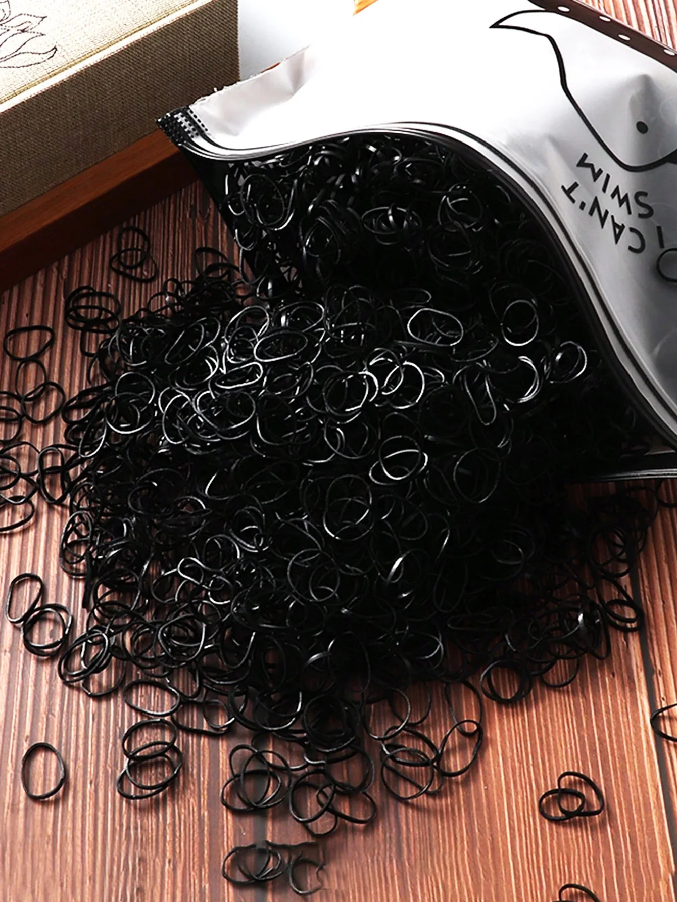 

2000Pcs Small Disposable Hair Scrunchies for Women, Elastic Hair Ties Ponytail Holders, Rubber Bands Hair Rope Accessories for D