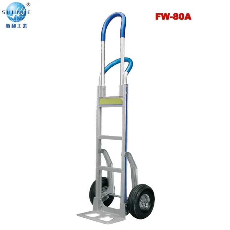 Stanley Hot Seller.Aluminum Warehouse Heavy Hand Truck with 10 Inch Wheels Lifting 440lbs