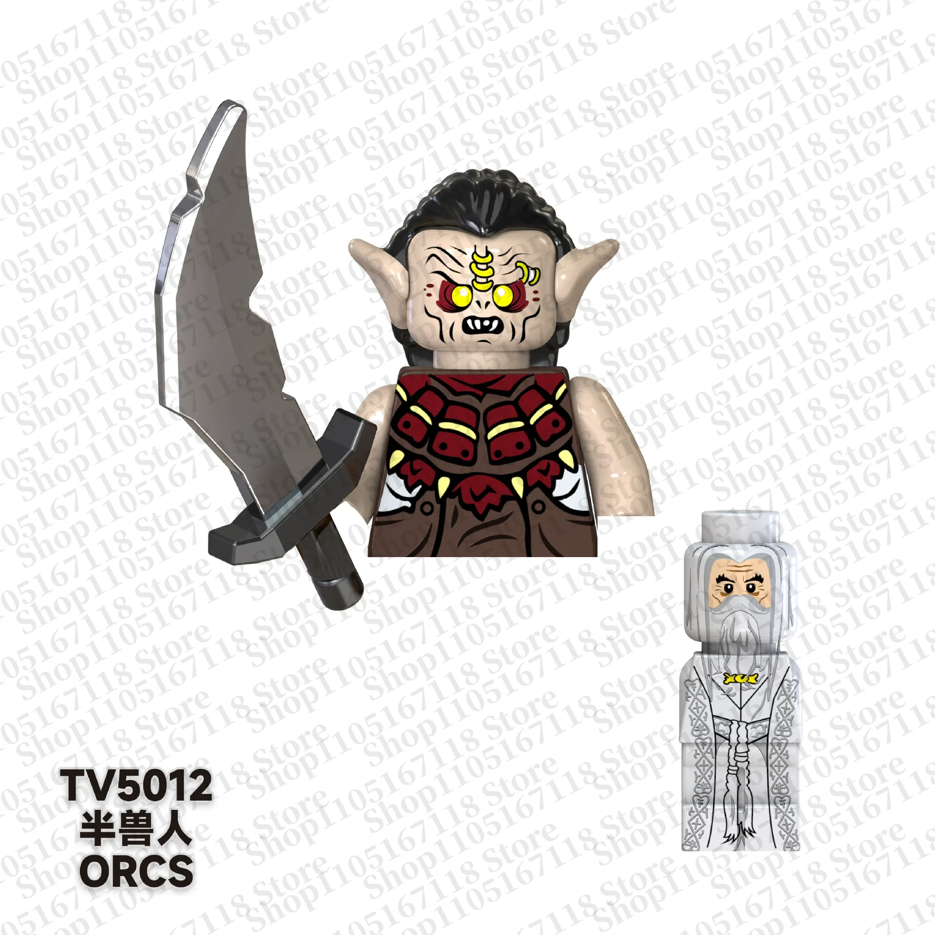 Lord of the Rings HOT film kinderen bouwen Witch-king Goblin ORCS Sauron Gandalf blok baksteen speelgoed festival geschenken