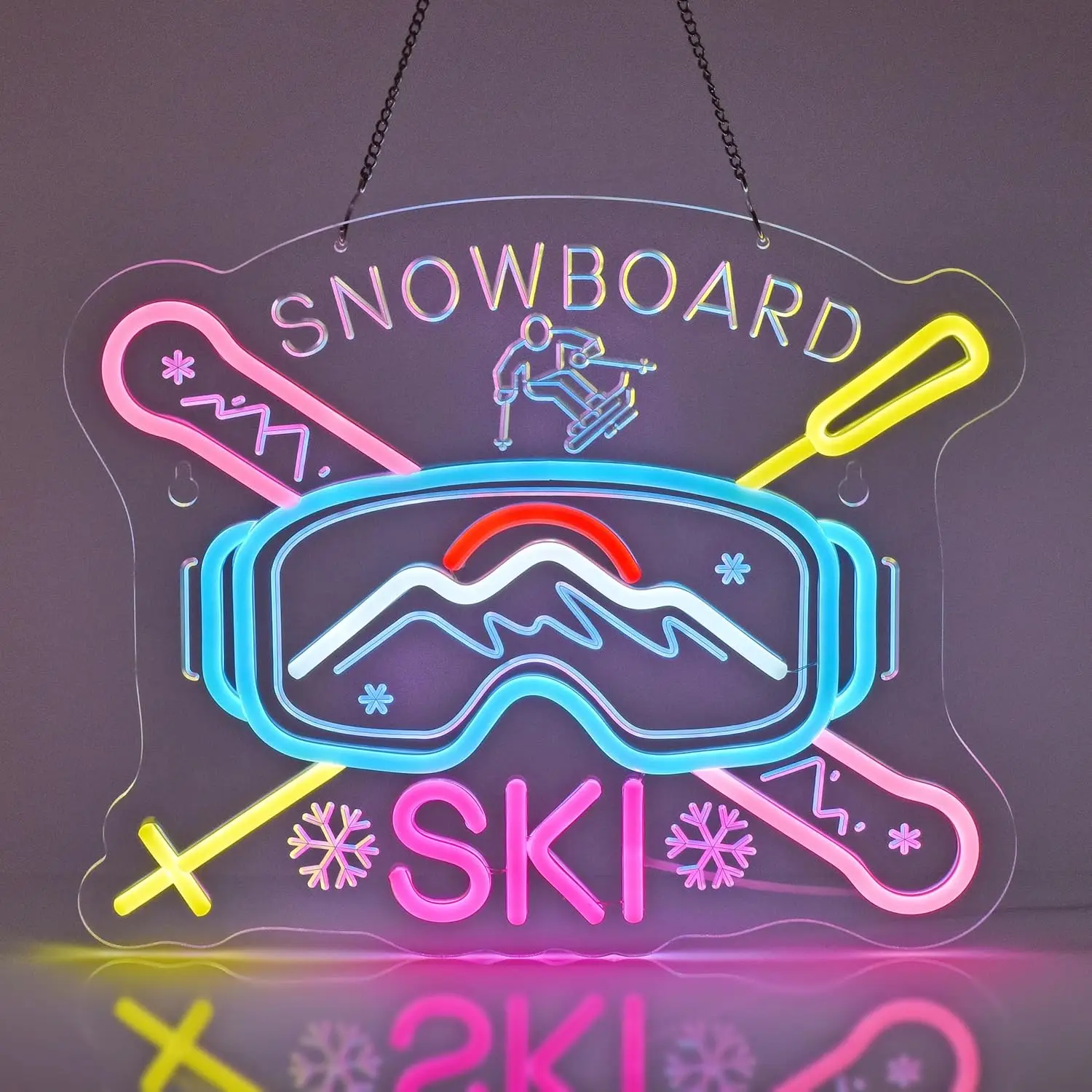 Ski Snowboard Neon …