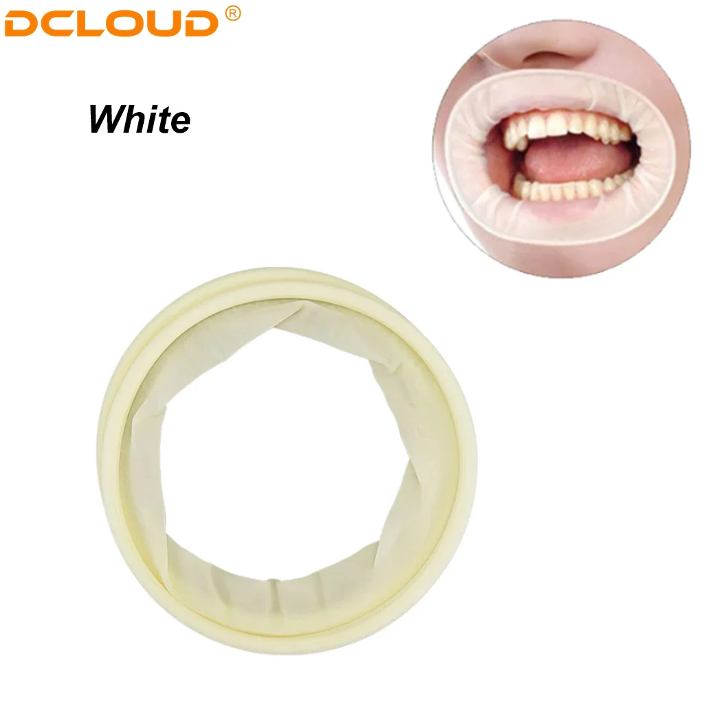 1Pc abridor de boca dental Presa de goma desechable Estéril Expansor de mejillas oral Retractor Higiene Blanqueamiento dental Materiales de odontología