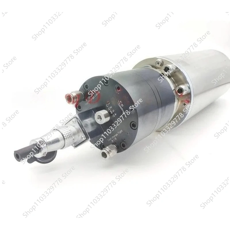 5.5KW 8 poles engraving machine automatic tool change spindle, BT30 metal engraving and milling, speed 18000RPM 24000RPM
