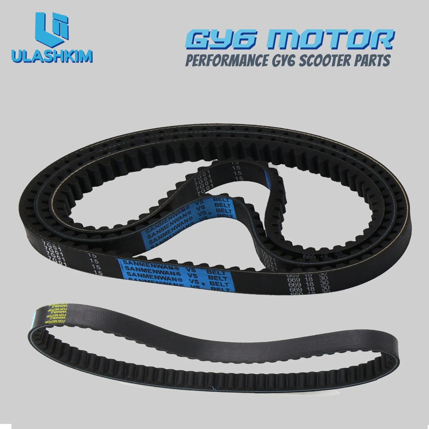 Scooter Engine Belt 669 18 30 Belt GY6 50 80 Transmission Belt Engine Accessories Natural Rubber Wide Range of Models