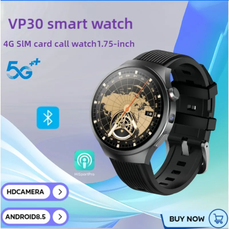 

128 ГБ VP30 Часы Смарт-часы Польский Menu5G Полная SIM-карта Сеть Android10.0 1100 мАч Батарея Амле для мужчин ﻿ Экран