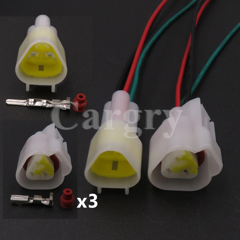 

1 Set 3P FW-C-3F-B FW-C-3M-B Auto Electric Cable Connector AC Assembly Auto Male Female Docking Waterproof Socket