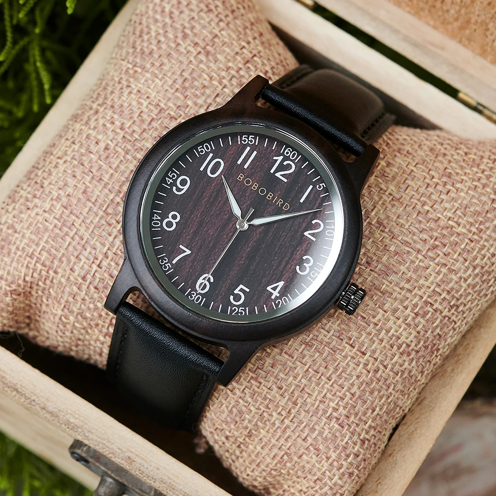 BOBOBIRD Couple Wooden Watch Set Classic Eco-Friendly Timepiece for Men Women Quartz Watches Business Casual Wear Gift for Coupl