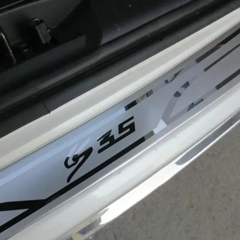 For CHANGAN CS35 2014-2017 Ultrathin Stainless Rear Bumper Protector Sill Exterior Guard Pedal accessories