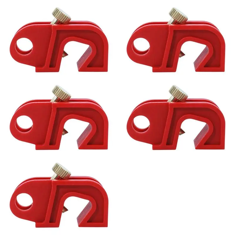 Top Sale Universal Circuit Breaker Lockout Device Kit Lockout Tagout Set For Single & Multi Pole Breakers Safety Compliance 5 PC